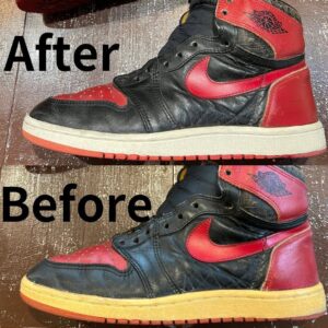 スニーカーの染色・リカラー・黄ばみ取り